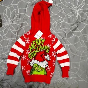 The Grinch Dr. Seuss, 18 Mo sweater with hood